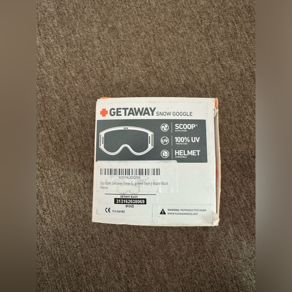 NEW Spy Optic Getaway Snow Goggles - Matte Black - Picture 4 of 7